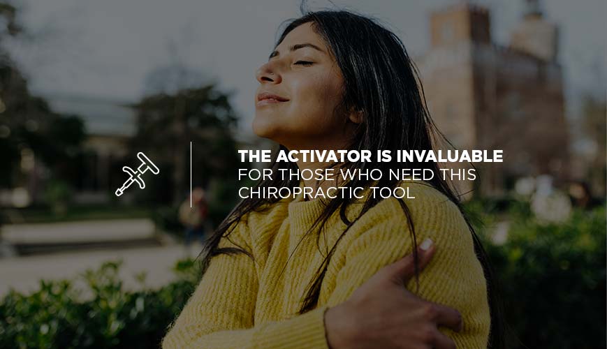 El activador es invaluable para aquellos que necesitan esta herramienta quiropráctica